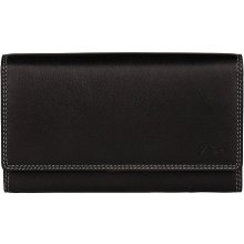 Patchi Dámská kožená peněženka RFID 3001036.61.10 černá / multicolor