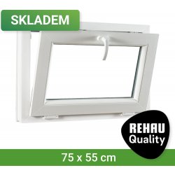 SKLADOVÁ-OKNA.cz REHAU Smartline+ 750 x 550