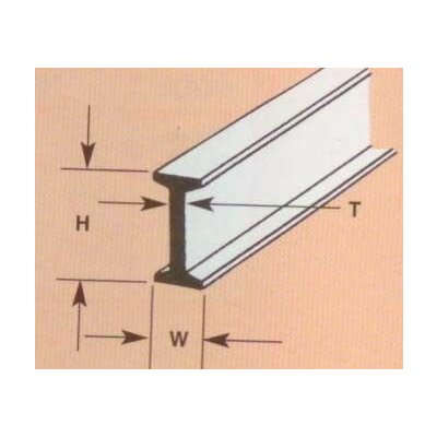 Profil I (1 pcs) H-6,4mm W-3,2mm T-0,9mm L-600mm – Hledejceny.cz