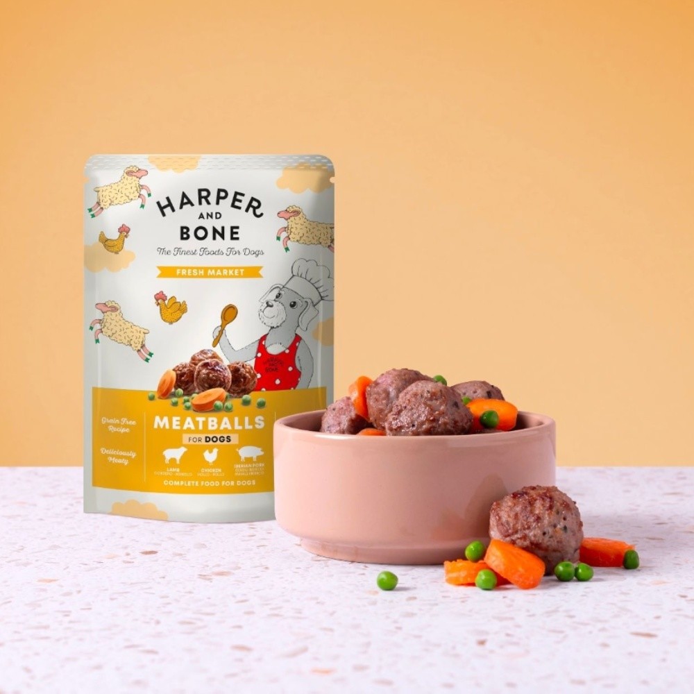 Harper and Bone Dog Meatballs čerstvé z trhu 300 g