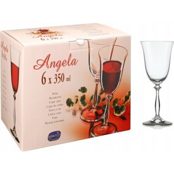 Crystalex Sklenice na víno ANGELA 350ml 6ks