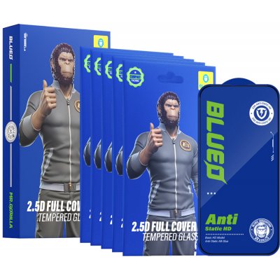 Blueo 2.5D Silk Full Cover HD sklo (5 ks) iPhone 12 Pro Max černé 162704 – Zboží Živě