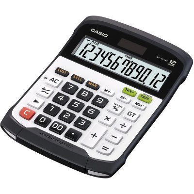 Casio Kalkulačka WD320MT - VODODĚSNÁ displej 12 míst 132182 – Zboží Mobilmania