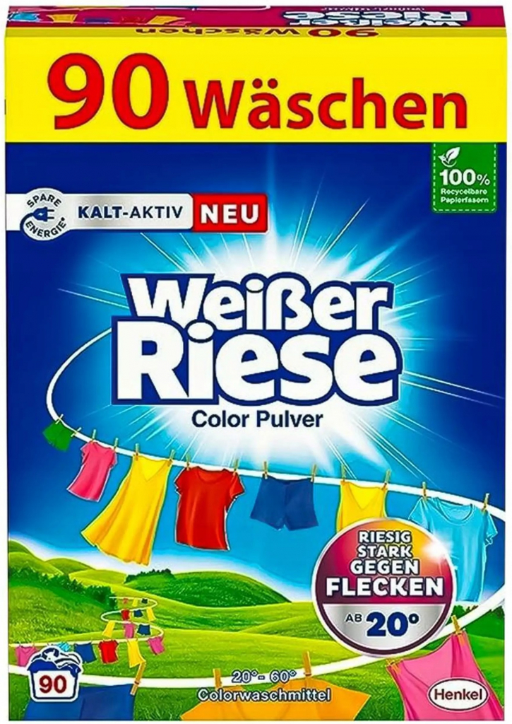 Weisser Riese Intensiv Color prášek na praní 4,5 kg 90 PD