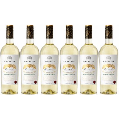Casa Charlize Pinot Grigio 0,75l Terre Sicilia IGT 12% 6 x 0,75 l (holá láhev) – Sleviste.cz