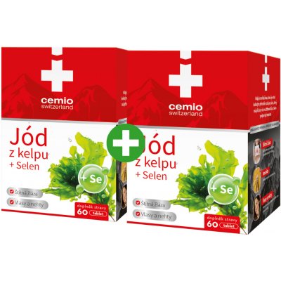 Cemio Jód z Kelpu + Selen 2 × 60 tablet – Hledejceny.cz