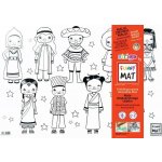 FUNNY MAT Funny Mat Podložka na kreslení Děti světa + pastelky zdarma 489787 – Hledejceny.cz