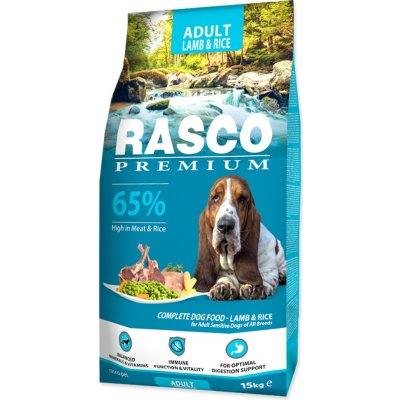 Rasco Premium Dog Adult Lamb & Rice 2 x 15 kg – Zbozi.Blesk.cz