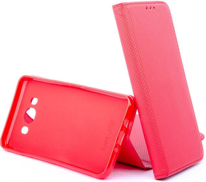 Pouzdro Smart Case Book Samsung Galaxy J7 J710 2016 Červené