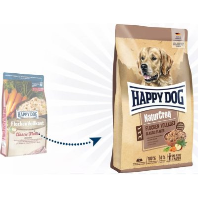 Happy Dog Premium NaturCroq Flocken Vollkost 10 kg