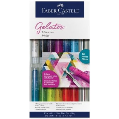 Faber Castell Akvarelové pigmentové pastely Gelatos Iridescent – Hledejceny.cz