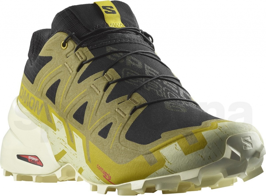 Salomon Speedcross 6 M L47301500 black/cress green/transparent yellow