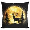 Dekorační povlak na polštáře Mybesthome DEER IN GOLD 40 x 40 cm