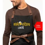 Kariban HobbyTriko Zástěra pro výčepní EXCLUSIVE Král výčepu + jméno Černošedá – Hledejceny.cz