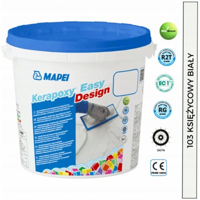 Mapei Kerapoxy Easy Design 3 kg měsíční bílá – Hledejceny.cz