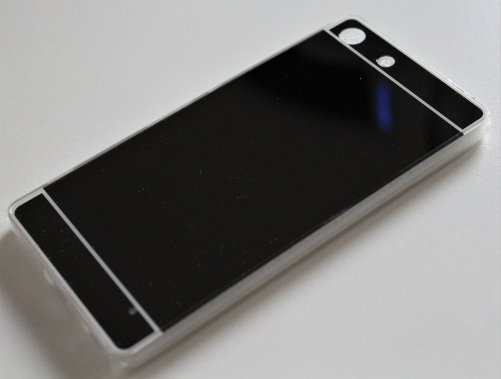Pouzdro MIRROR CASE Sony Xperia M5 E5603 černé