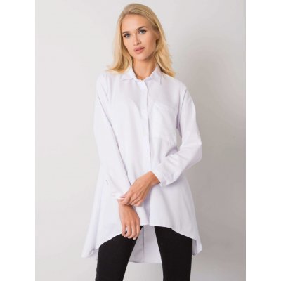 Basic dámská asymetrická košile em-ks-556-1.11 white – Zboží Mobilmania