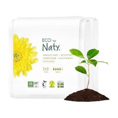 Naty Eco Denní vložky Super 10 ks