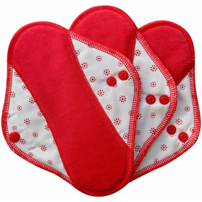 Meracus Smile Látková denní vložka Červenobílá 1 ks – Zboží Dáma