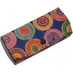 Kožené pouzdro na brýle Květy modré – Zboží Dáma