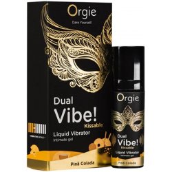 Orgie Dual Vibe! Kissable Liquid Vibrator Pina Colada 15 ml