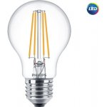 Philips LED žárovka E27 Classic Filament A60 7W 60W teplá bílá 2700K – Sleviste.cz