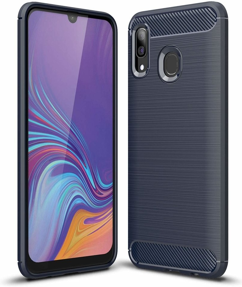 Pouzdro IZMAEL Carbon Bush TPU Xiaomi Redmi 7 Xiaomi Redmi 7 modré