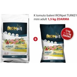 IRONpet Turkey Mini Adult 12 kg