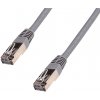 síťový kabel Datacom 1585 CAT5E, FTP, 7m, šedý