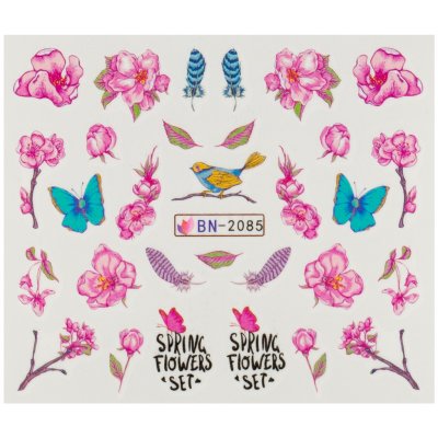 BIO nails Vodolepka BN 2085 květy – Hledejceny.cz