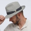 Klobouk Krumlovanka letní klobouk Trilby Fa-38042 šedý
