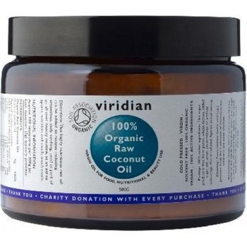 Viridan 100% Organický kokosový olej 500 g