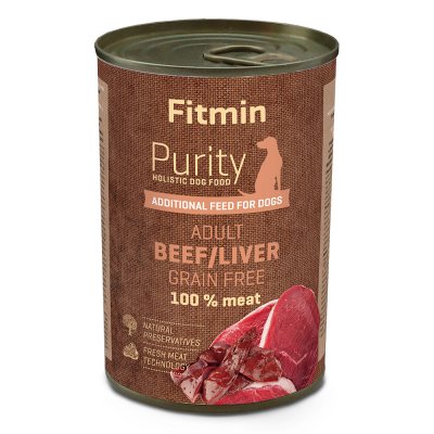 Fitmin Purity hovězí s játry 400 g – Zbozi.Blesk.cz