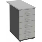 Hobis K 35 C N 80 5 zásuvek léta napříč 80 cm antracit šedá – Hledejceny.cz