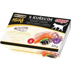 Chejn Micka Premium s kuřecím a lososem 325 g