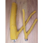 M bird rozvětvené brusné bidlo velikost S/M okrové cca 3,5 cm – Zboží Dáma