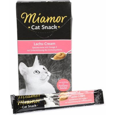 Miamor Cat Snack Cream losos 24 x 15 g