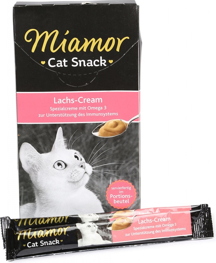 Miamor Cat Snack Cream losos 24 x 15 g