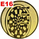 Emblém E16 ŠIPKY umístění na sportovní pohár nebo medaili 50 mm – Hledejceny.cz