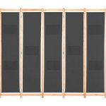 vidaXL 5dílný paraván krémový – Zbozi.Blesk.cz