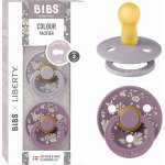 Bibs x Liberty Colour kaučuk dudlík kulatý 2ks fossil grey mauve – Sleviste.cz