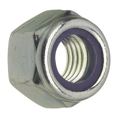 Matice šestihranná pojistná vysoká s polyamidovou vložkou ISO70407040/ 8 M12, ocel pozink. (200 ks) – Hledejceny.cz