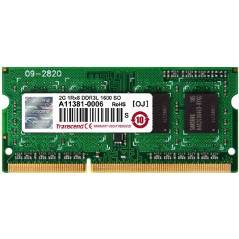 Transcend SODIMM DDR3L 2GB 1600MHz CL11 TS256MSK64W6N