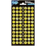 Creative Craft Group samolepky třpytivé 10 x 20 cm smajlíci – Zboží Dáma