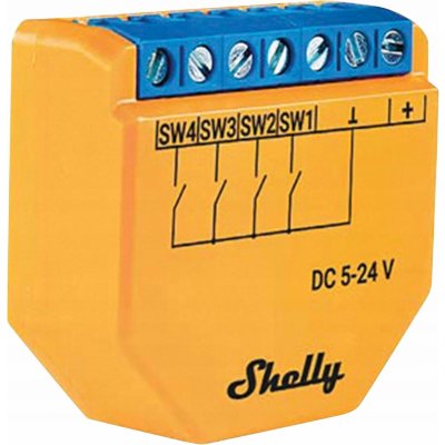 Shelly Plus i4 DC - Modul na aktivaci scén (WiFi) – Zboží Živě