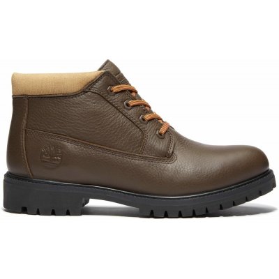 Timberland Premium Mid Lace Chukka WP Dark Brown – Zbozi.Blesk.cz