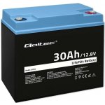 Qoltec 53703 LiFePO4 lithiová železná fosfátová 12,8V 30Ah 384 Wh BMS – Zboží Živě