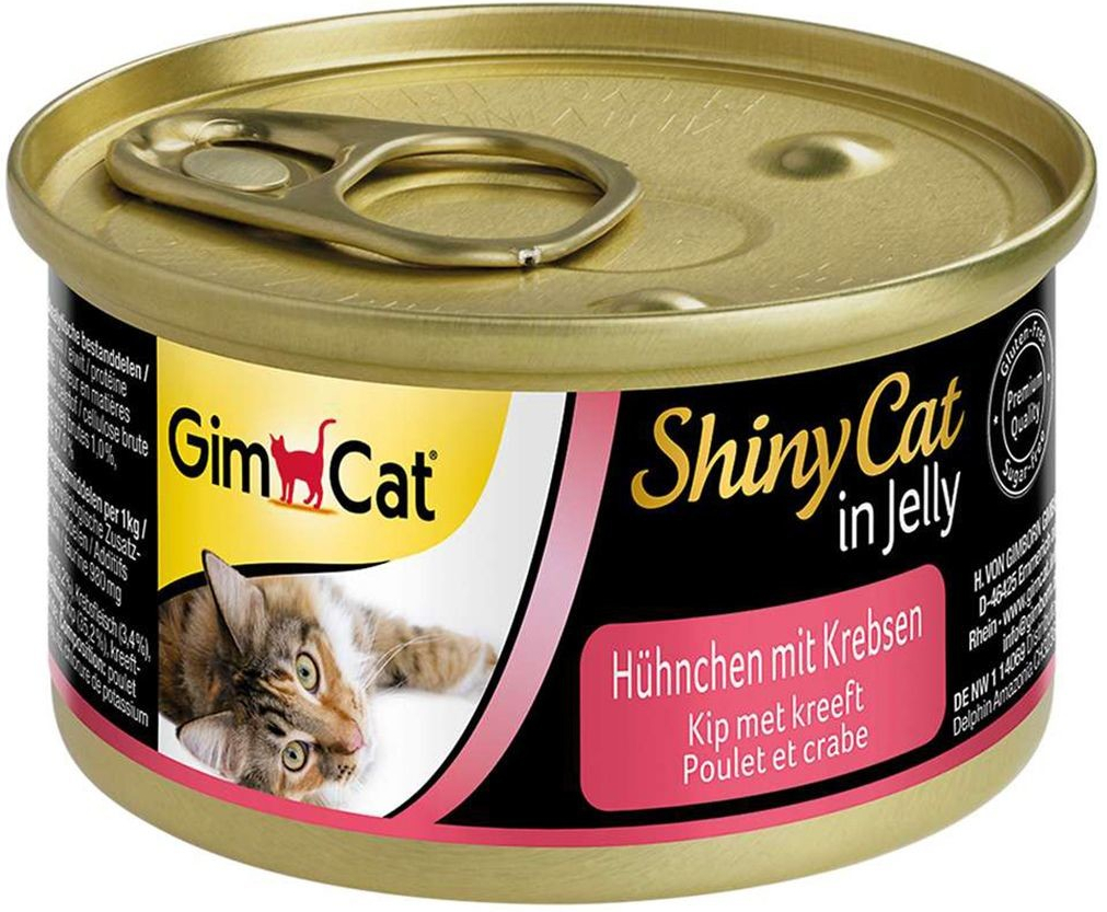 GimCat ShinyCat kuře krab 70 g