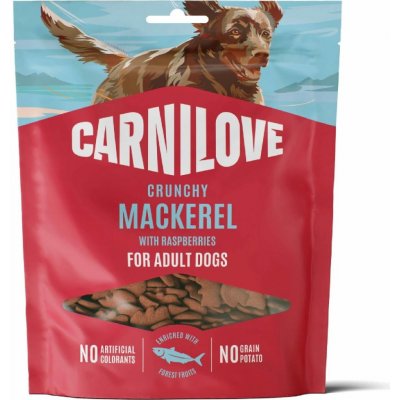 Carnilove Dog Crunchy Snack Mackerel with Raspberries 200 g – Hledejceny.cz