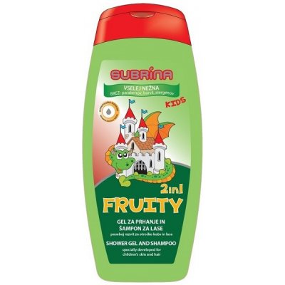 Subrina Fruity 2v1 dětský sprchový gel a šampon 2v1 250 ml
